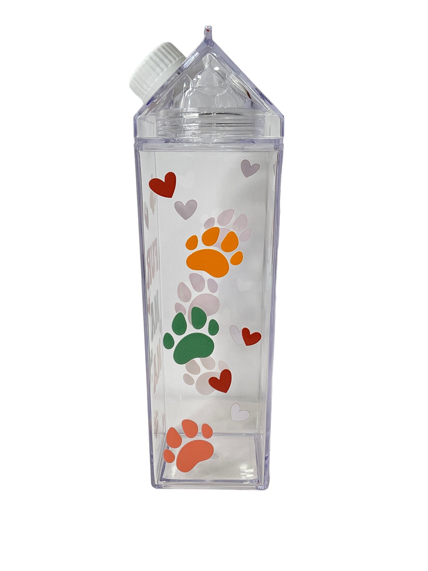 Fur Mama Milk Carton Water Bottle